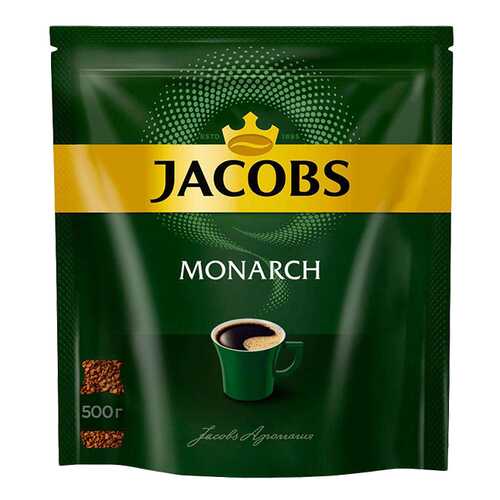 Кофе Jacobs монарх Intense растворимый 500 г в Спар