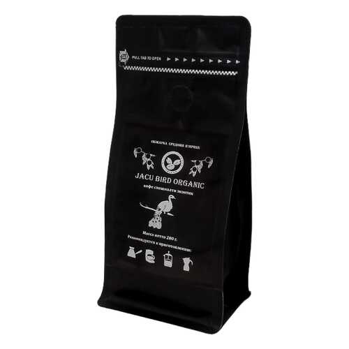 Кофе Jacu bird organic в зёрнах средней обжарки 200 г в Спар