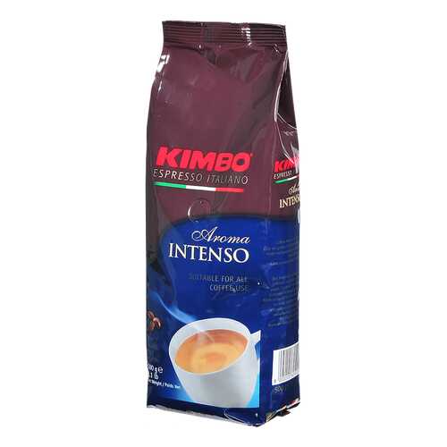 Кофе Kimbo aroma intenso насыщенный зерно 500 г в Спар