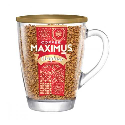 Кофе Maximus Original растворимый в стеклянной кружке 70 г в Спар