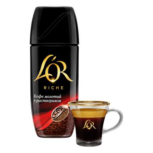 Кофе молотый L'OR riche в растворимом 95 г в Спар