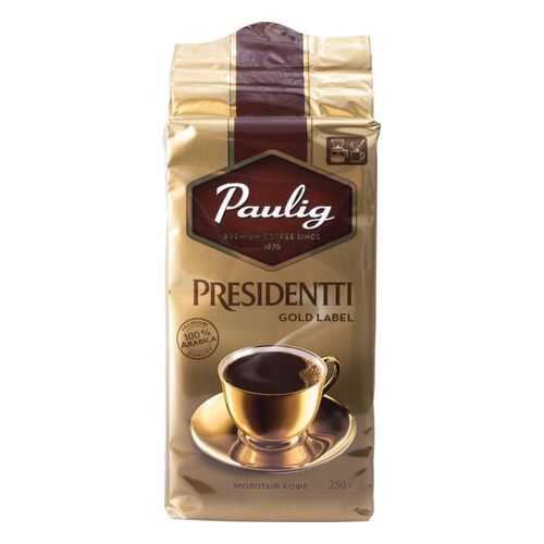 Кофе молотый Paulig presidentti gold label 250 г в Спар