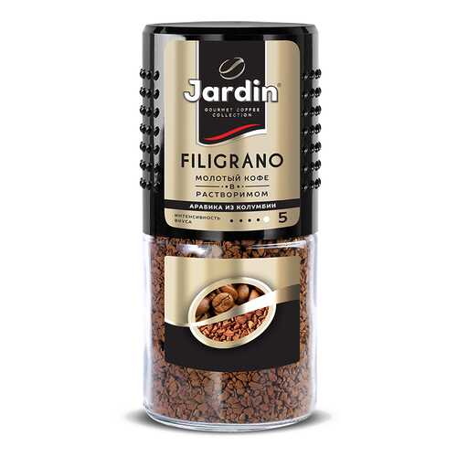 Кофе молотый в растворимом Jardin Filigrano 95 г в Спар