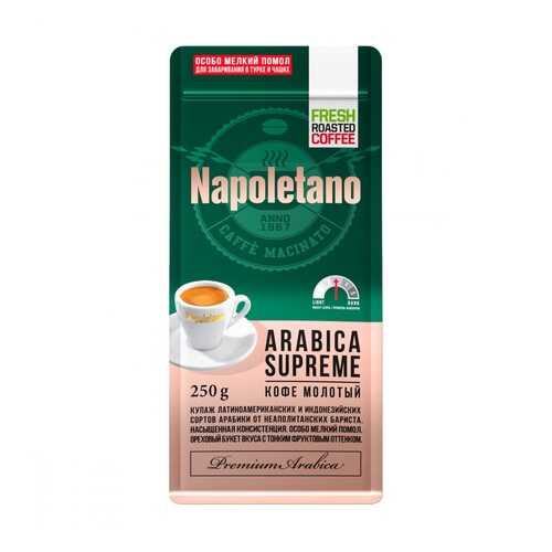 Кофе Napoletano Arabica Supreme в зернах 250 г в Спар