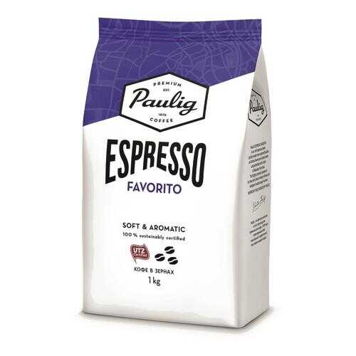 Кофе Paulig espresso favorito в зернах 1 кг в Спар