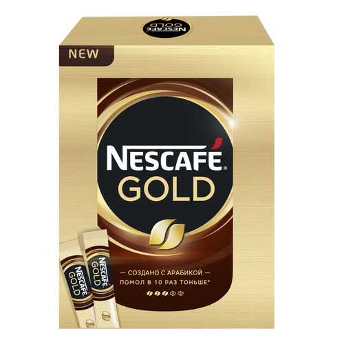 Кофе растворимый Nescafe gold натуральный сублимированный 2 г 30 пакетиков в Спар