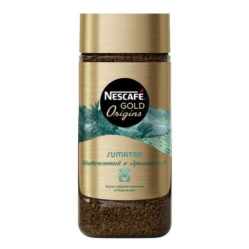Кофе растворимый NESCAFE GOLD Origins Sumatra, 170г, стеклянная банка в Спар