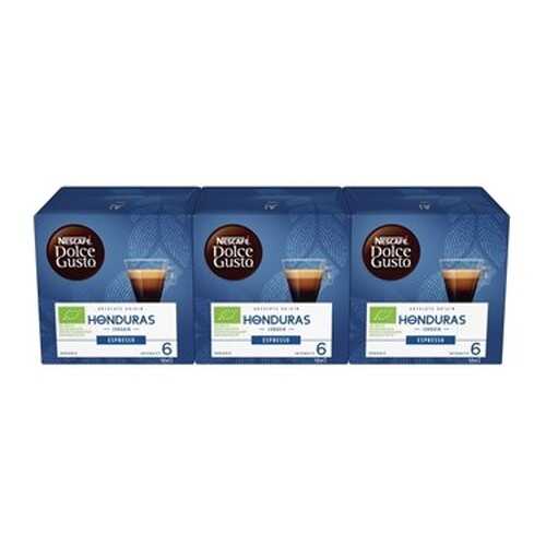 Кофе в капсулах Nescafe Dolce Gusto Эспрессо Гондурас 3 штуки по 12 капсул в Спар