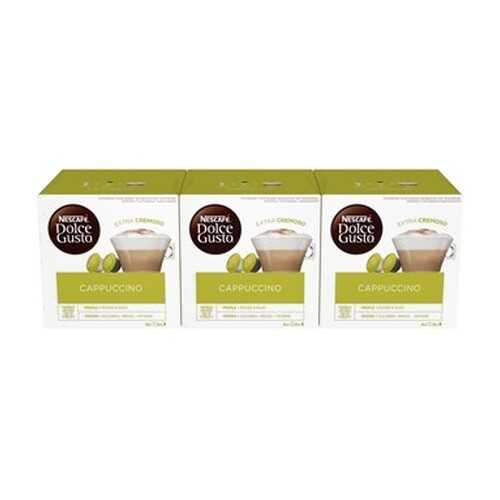 Кофе в капсулах Nescafe Dolce Gusto Капучино 3 штуки по 16 капсул в Спар