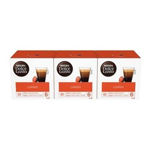 Кофе в капсулах Nescafe Dolce Gusto Лунго 3 штуки по 16 капсул в Спар