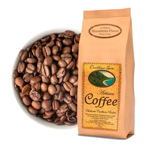 Кофе в зернах Caribbean Spice Artisan Kosher Coffee Macadamia Grain макадамия 250 г в Спар