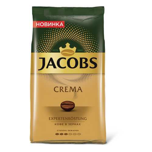 Кофе в зернах Jacobs crema 1000 г в Спар