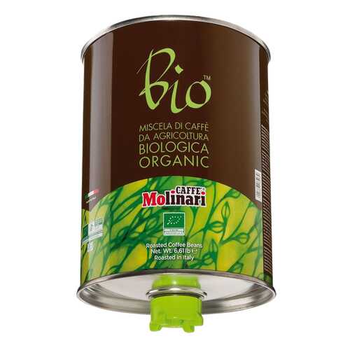 Кофе в зернах Molinari bio organic 3000 г в Спар