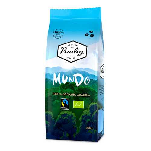 Кофе в зернах Paulig Mundo 250г в Спар