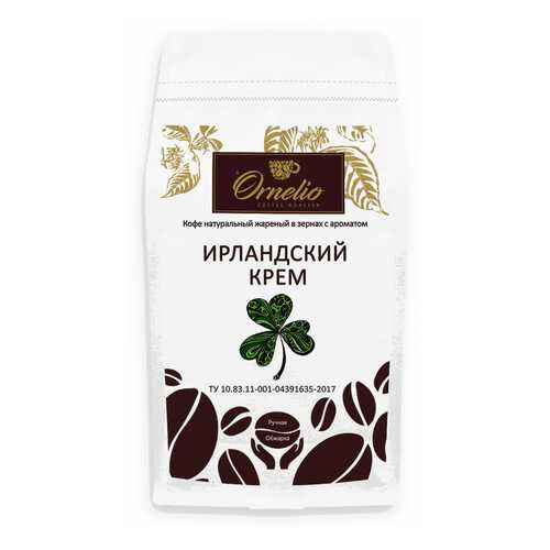 Кофе жареный в зернах Ornelio арабика с ароматом ирландский крем 1 кг в Спар