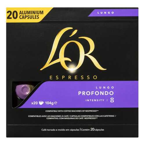 L'OR Espresso Lungo Profondo 20шт в Спар
