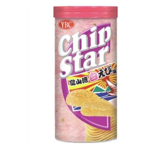 ЧЧИПСЫ Chip Star Картофельные чипсы со вкусом СЛИВОЧНОЙ КРЕВЕТКИ 50г, туба,Япония в Спар