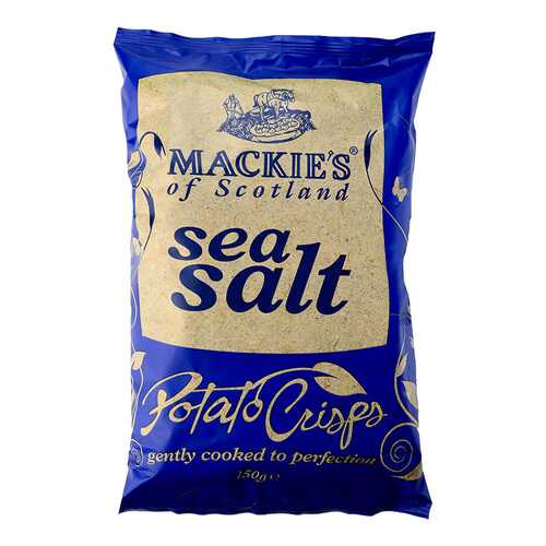 Чипсы картофельные Mackie's at Taypack с морской солью 150 г в Спар