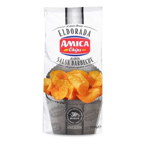 Чипсы картофельные с соусом барбекю обезжиренные, Eldorada Amica Chips, 130 г, Италия в Спар