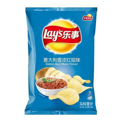 Чипсы LAYS со вкусом Итальянский соус болоньез,70 г в Спар