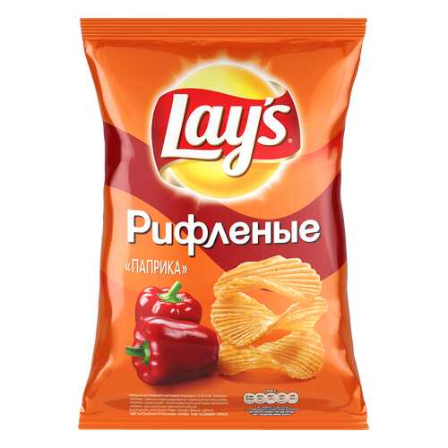 Чипсы Лейз из натурального картофеля паприка 150 г в Спар
