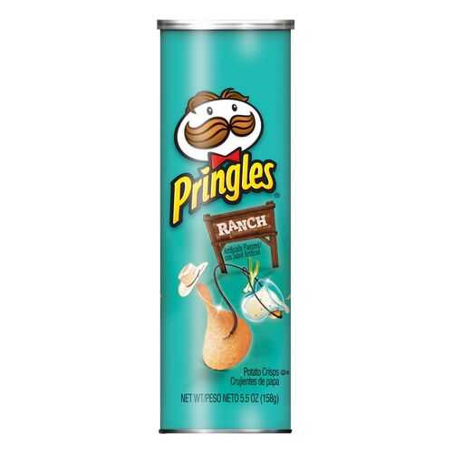 Чипсы Pringles ranch со вкусом соуса ранч 158 г в Спар