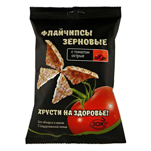 Флайчипсы зерновые с томатом острые 40 г в Спар