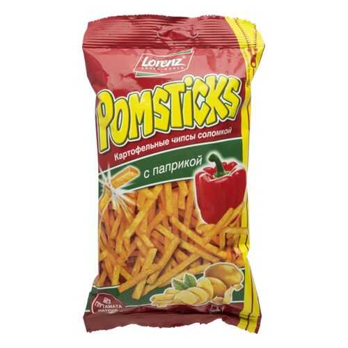 Картофельные чипсы соломкой Lorenz pomsticks с паприкой 100 г в Спар