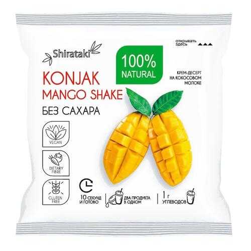 Десерт без сахара Konjak mango shake 20 шт по 15 г в Спар
