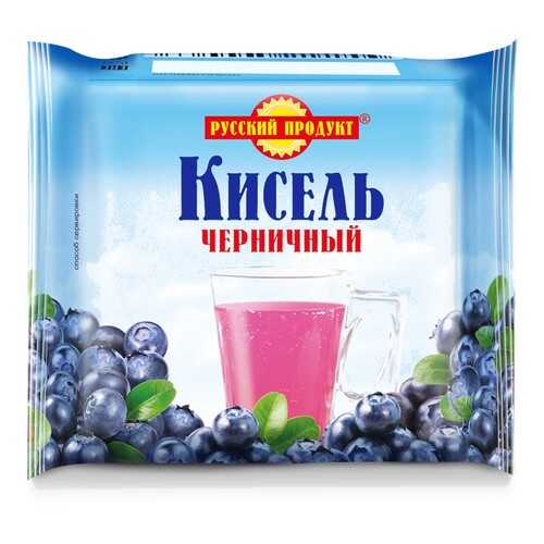 Кисель быстрого приготовления черничный Русский Продукт брикет 220 г в Спар