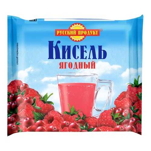 Кисель быстрого приготовления ягодный Русский Продукт брикет 220 г в Спар