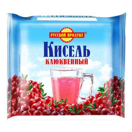Кисель Русский продукт клюквенный брикет 220 г в Спар