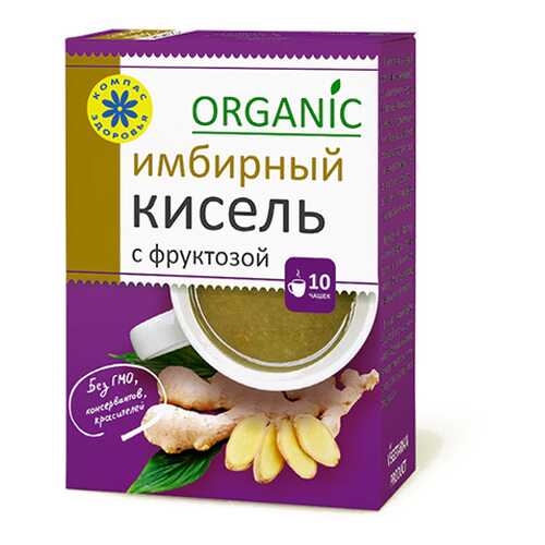 Кисель с фруктозой Имбирный Компас здоровья 150 г в Спар