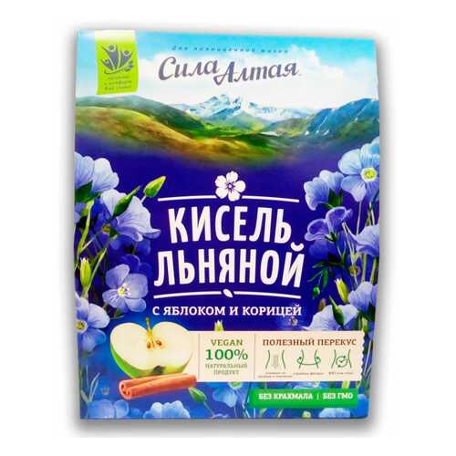 Кисель Специалист льняной с яблоком и корицей 150 г в Спар