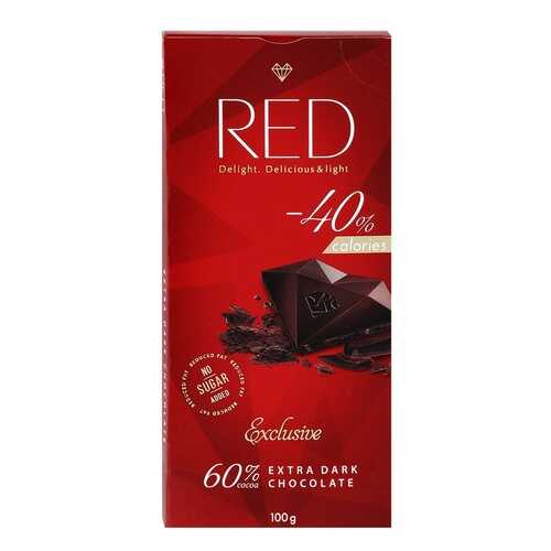 Шоколад Red Exclusive экстра темный какао 60% 100 г в Спар