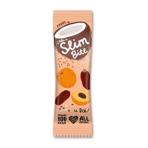 Батончик slim Bite фруктово-ореховый кокос 30 г в Спар