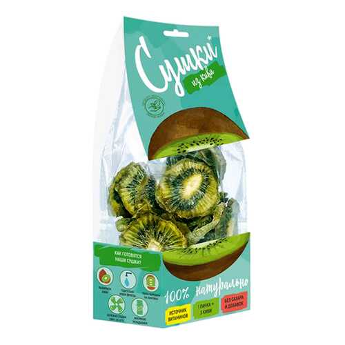 Чипсы фруктовые Биопродукты сушки из киви 30 г в Спар