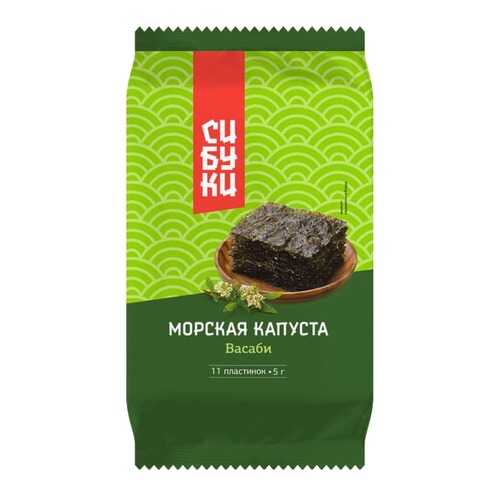 Морская капуста сушеная Сибуки васаби 5 г в Спар