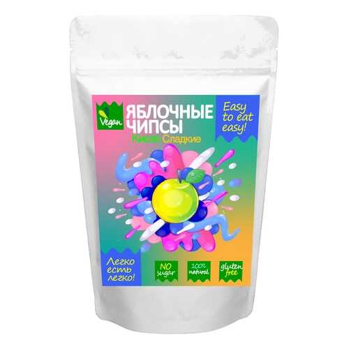 Натуральные фруктовые яблочные чипсы Easy to eat easy кисло-сладкие 30 г в Спар