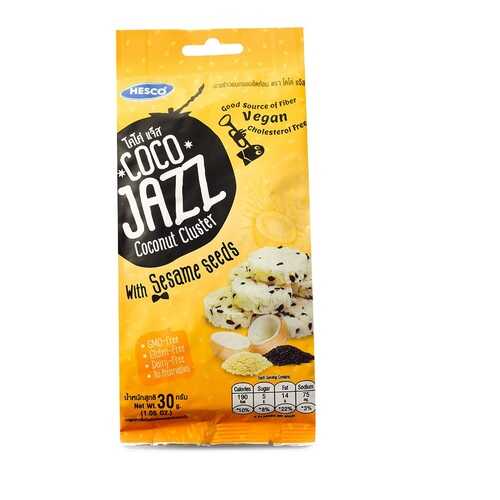 Снеки кокосовые Coco Jazz с кунжутом 30г Таиланд в Спар