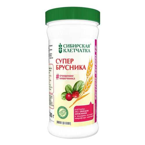 Клетчатка Сибирская супербрусника 280 г в Спар