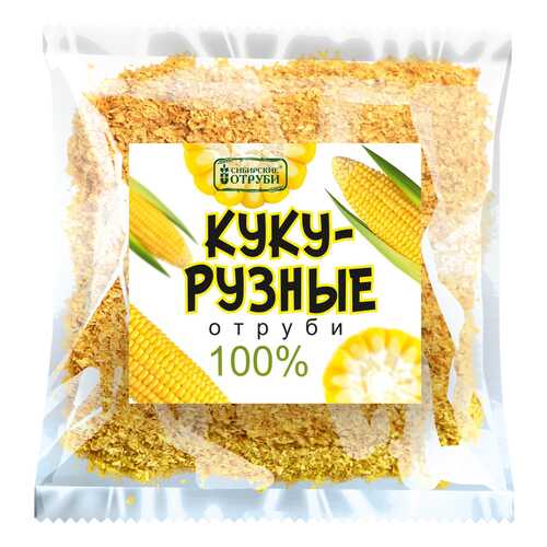 Сибирские отруби Сибирская клетчатка кукурузные натуральные 180 г в Спар