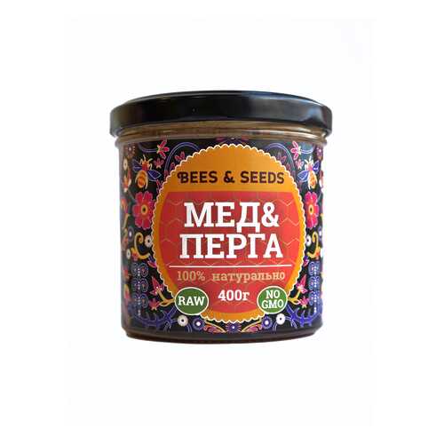 Медовый урбеч Bees&Seeds. Натуральный продукт с мёдом и пергой, 400 г в Спар