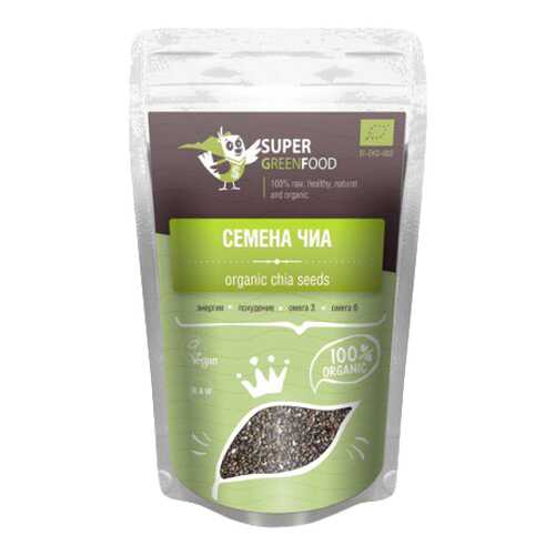 Семена чиа, 200 гр, Super Green Food в Спар