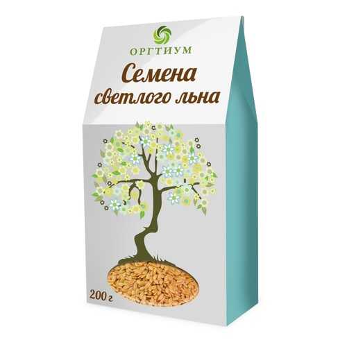 Семена льна Оргтиум белые экологические 200 г в Спар