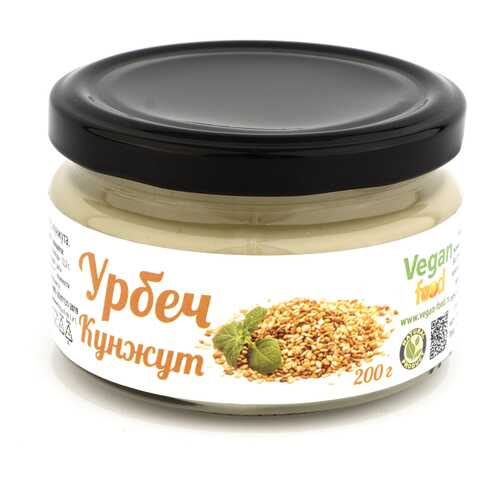Урбеч Vegan-food из семян белого кунжута 200 г в Спар