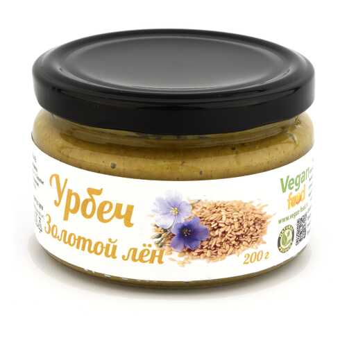 Урбеч Vegan-food из семян золотого льна 200 г в Спар
