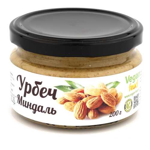 Урбеч Vegan-food из ядер миндаля 200 г в Спар