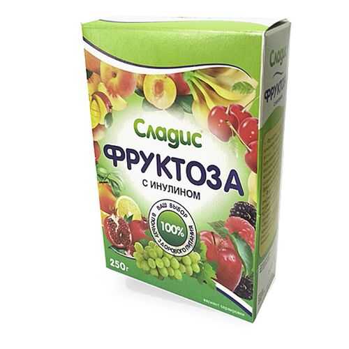 Фруктоза кристаллическая Cладис с инулином 250 г в Спар
