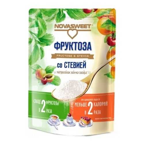 Фруктоза Novasweet со стевией 250 г в Спар